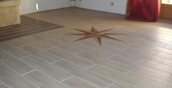 Réalisation d'un parquet décoratif